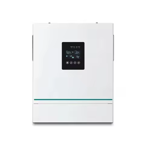 Hybrid Solar Inverter 24V Off Grid on Grid Energy Converter with 100A MPPT Smart PV Charging No Battery Required WIFI Version
