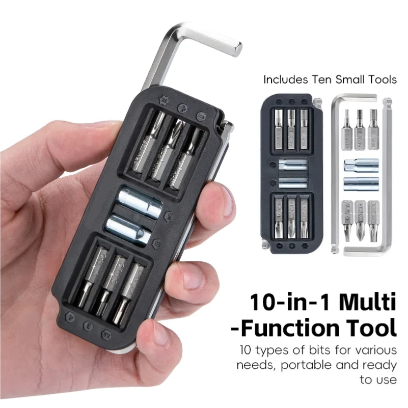 

10-in-1 Portable Bicycle Repair Tool Kit Multi-Model Hex Key Bike Maintenance Combination Tools Cycling Accessories