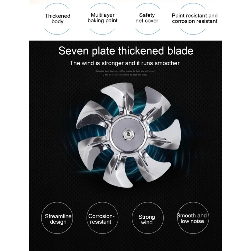 Настенный вытяжной вентилятор для окон, 220 В, простая установка
