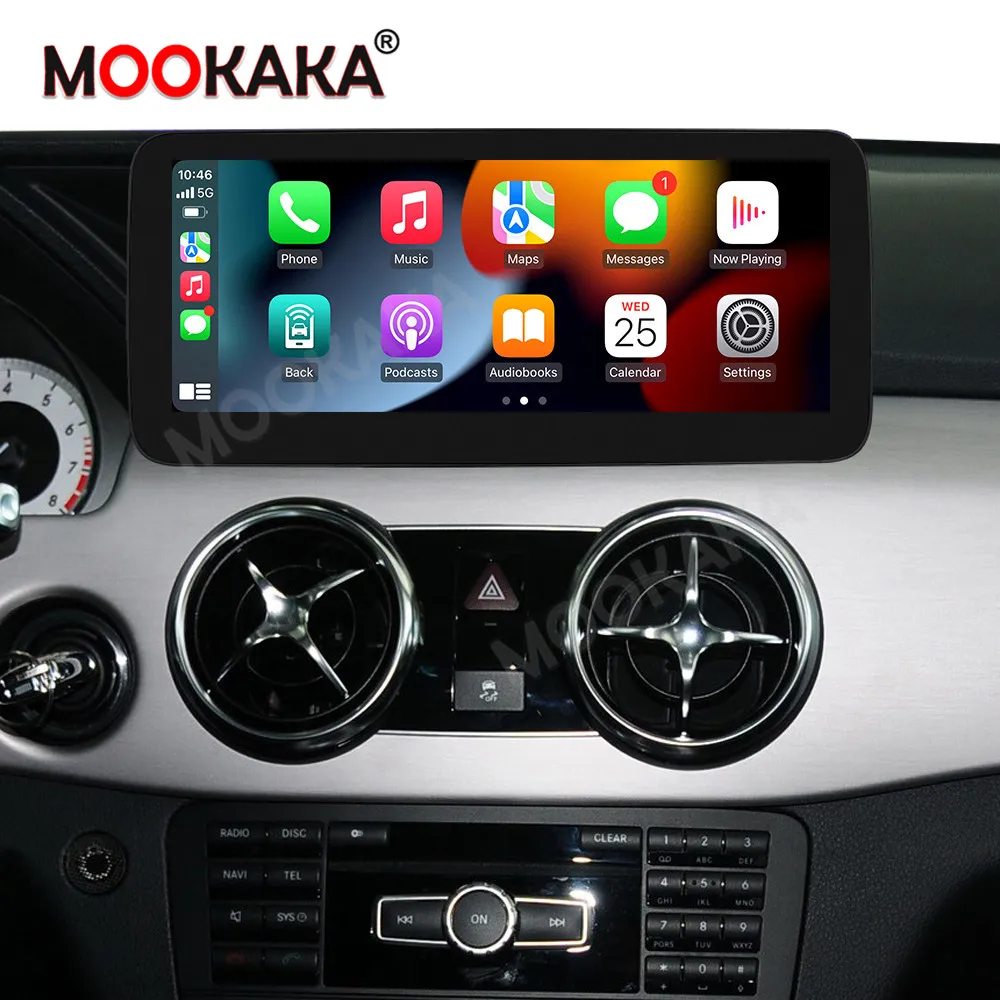 

12,3-дюймовый экран с поддержкой Linux и Mirror Link для Mercedes-Benz GLK 2013-2015, обновленная версия с беспроводным CarPlay, автомобильная магнитола с IPS-дисплеем