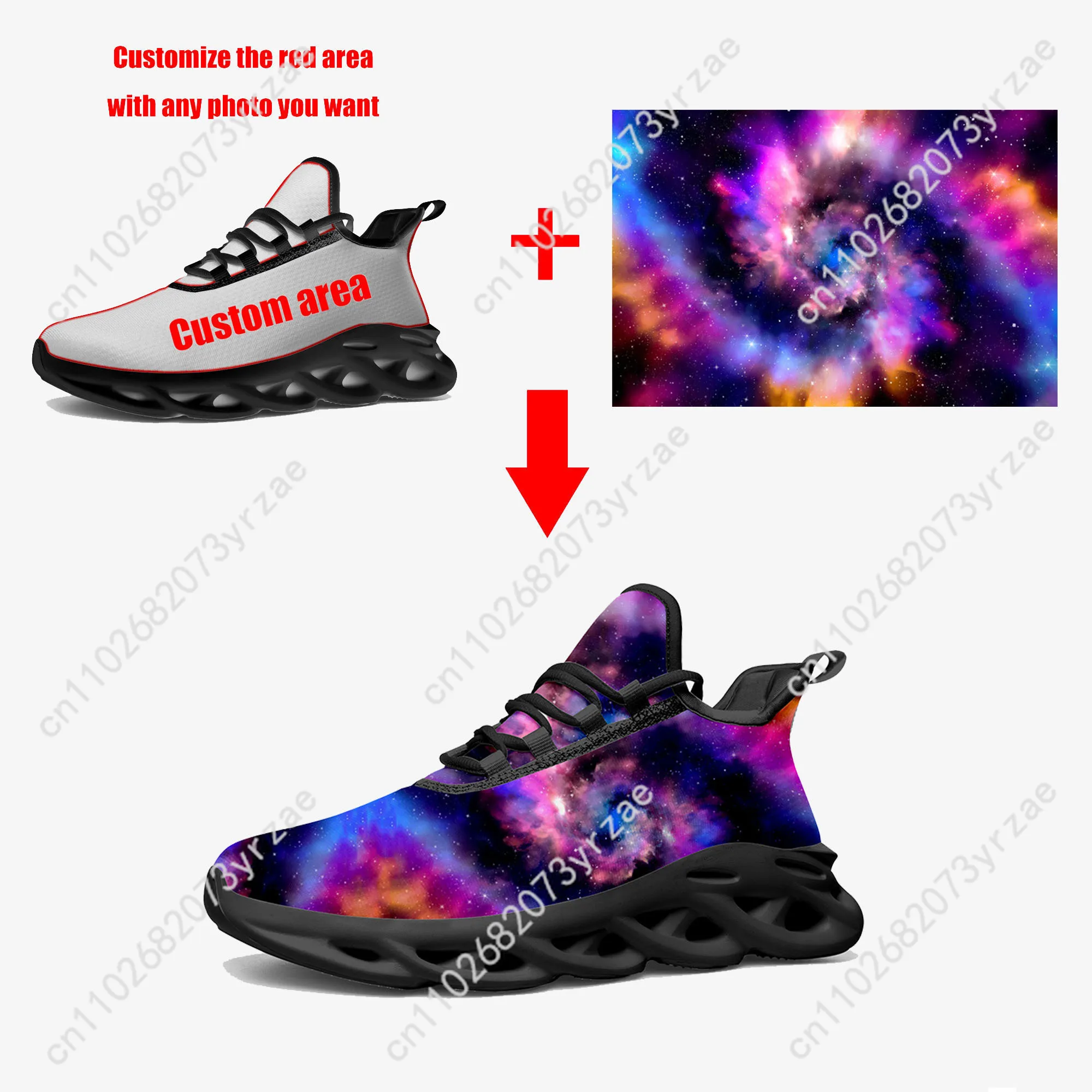 Mob Psycho 100 Lace Mesh Shoes Flat Sneaker Mens Womens Sports Shoe High Quality Fashion Sports Sneakers Customized Footwe