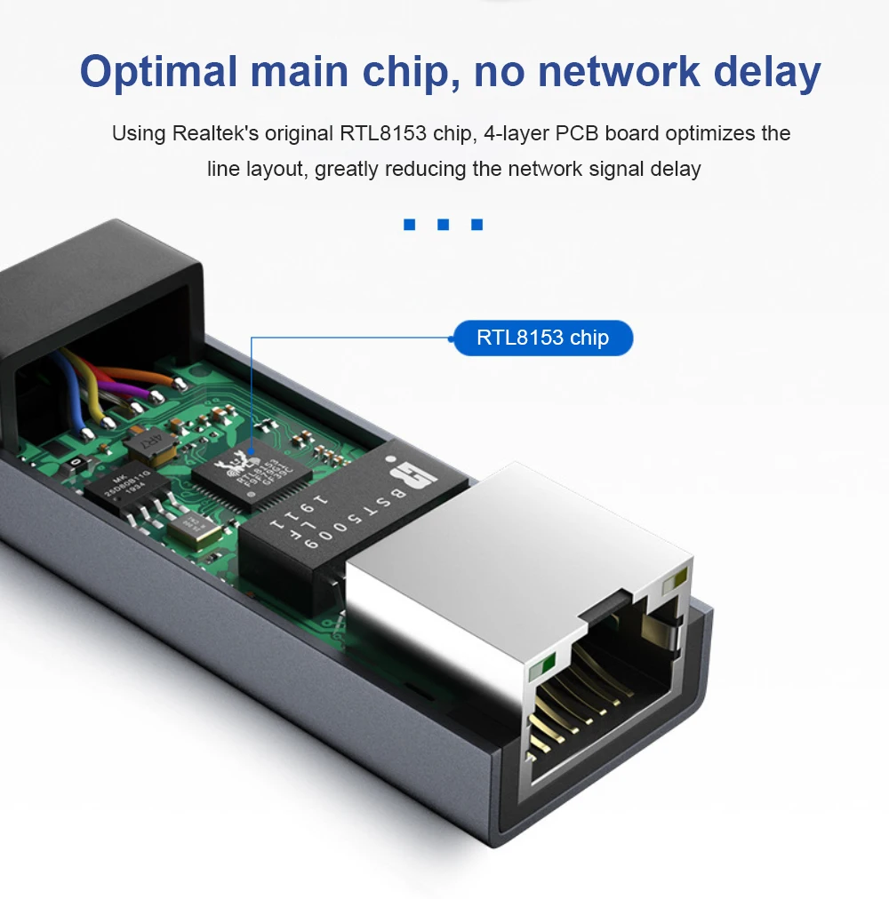 100/1000 Mbit/s Ethernet-Adapter USB 3.0 Typ C RJ45 verkabelte Netzwerkkarte für PC Laptop Desktop USB Gigabit RJ45 Lan Internetkabel