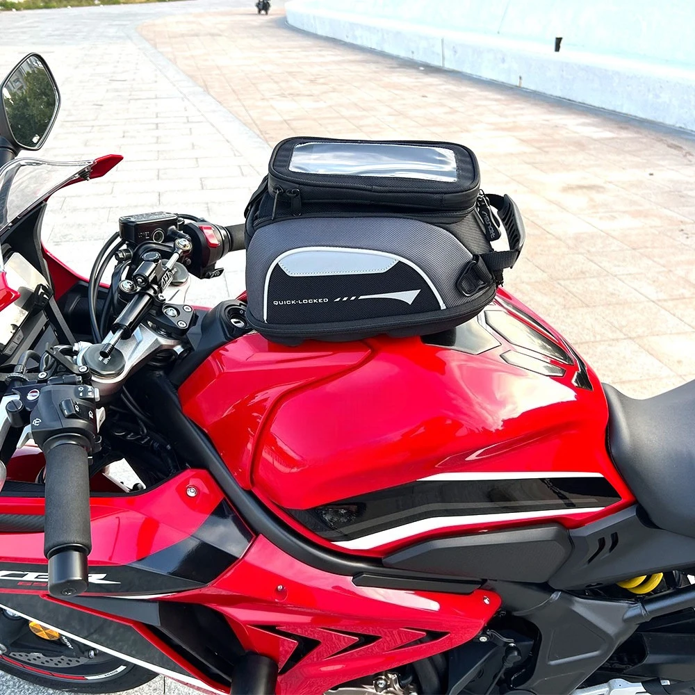 Tank Bag For Honda CB650F/R CBR 650F/R CB125R CB300R CB400 CB750 VFR800 Quick Locked Rotation Anti Theft Luggage Carrie Top Case