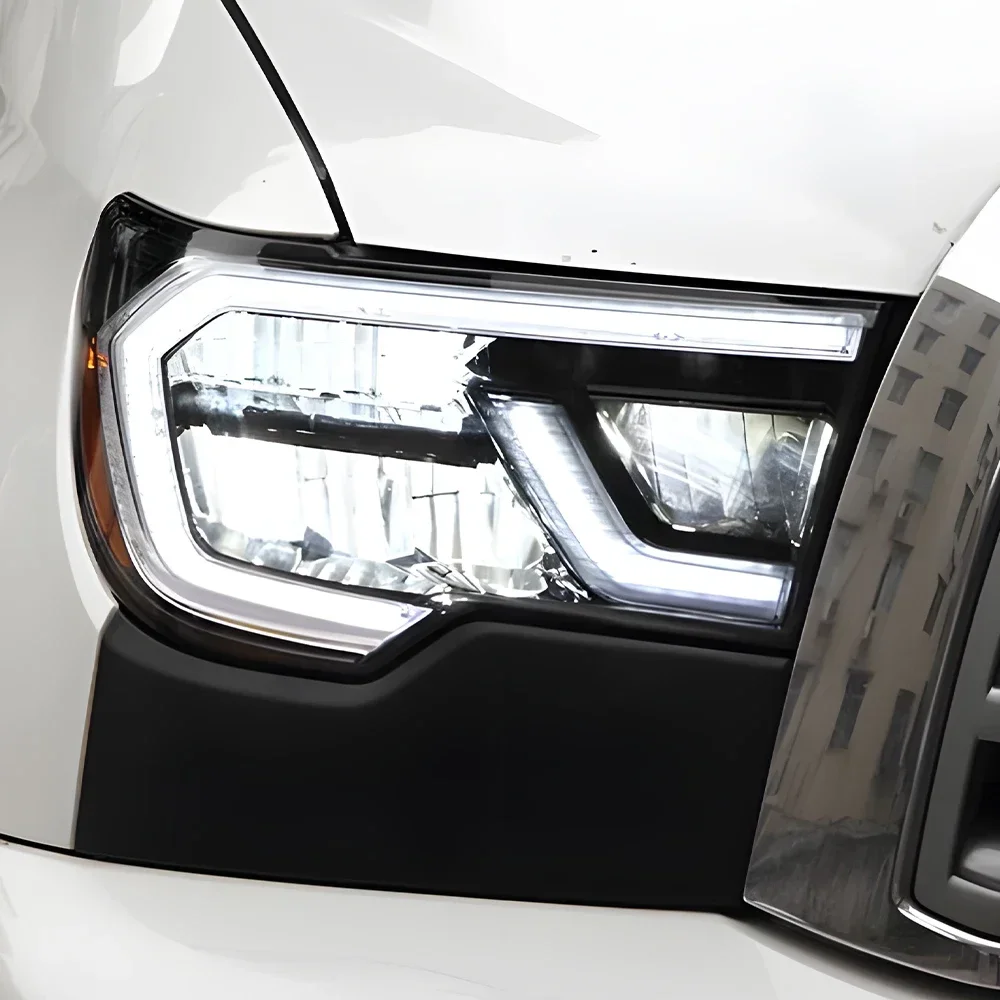 

Автомобильные фары для Toyota Tundra Sequoia 2007-2013, обновление 2018, Стайлинг, светодиодные передние фары автомобиля в сборе, аксессуары для линз проектора
