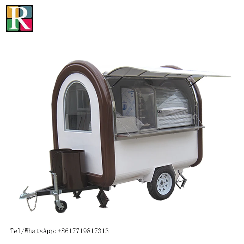 

High quality food trailer mobile food cart fast food truck 220x160x210cm