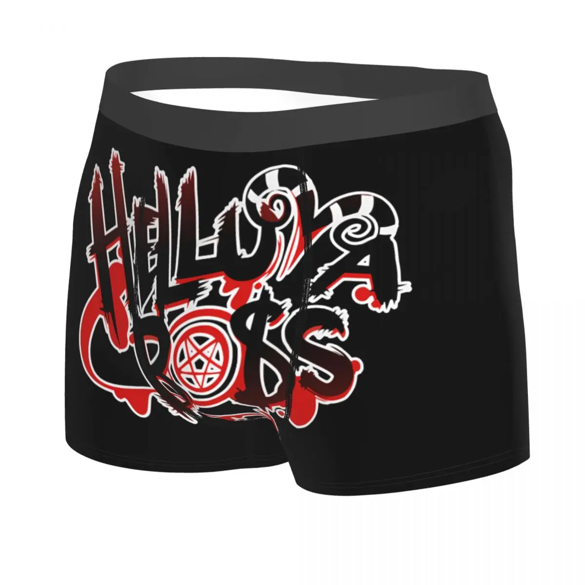 Helluva Boss Vivziepop Underwear Men Sexy Print Custom Boxer Shorts Panties