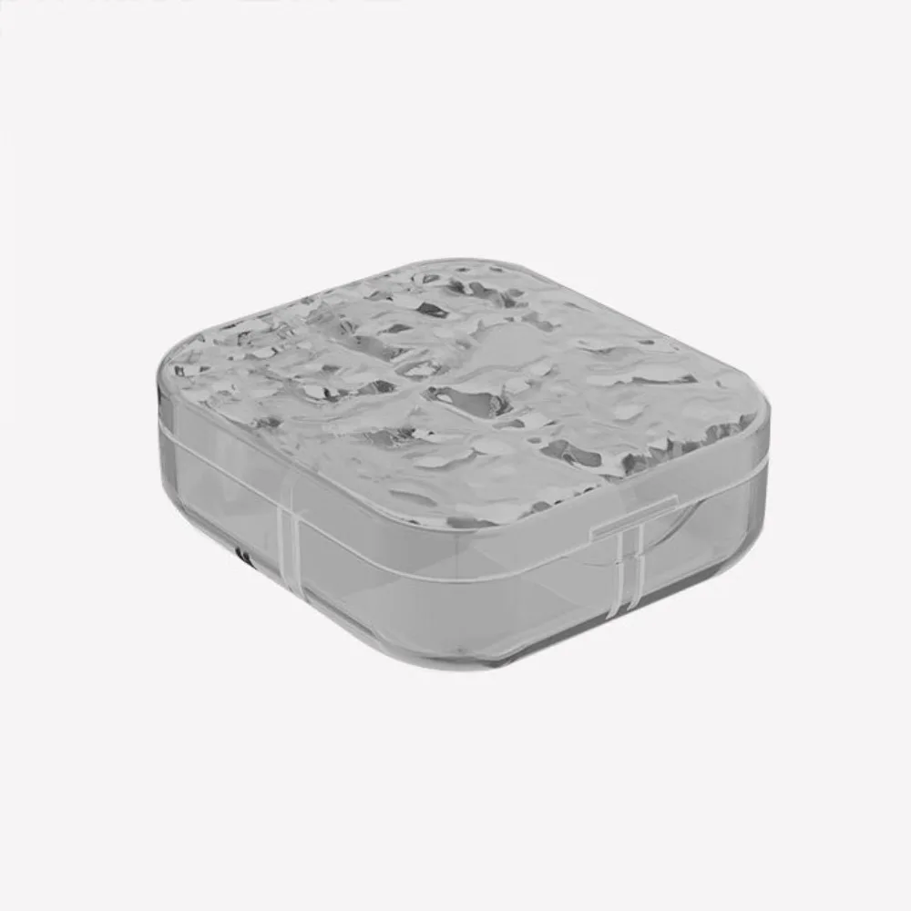 

Легкая 4/6 сетка коробка для хранения ювелирных изделий с рябью воды прозрачная упаковочная коробка мини герметичный органайзер для ювелирных изделий ожерелья