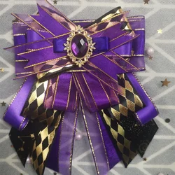 Broche à nœud faite à la main pour femmes, personnalité, olympiques d'uniforme Lolita, col de chemise, fleurs, cadeau pour femmes, mode originale, nouveau