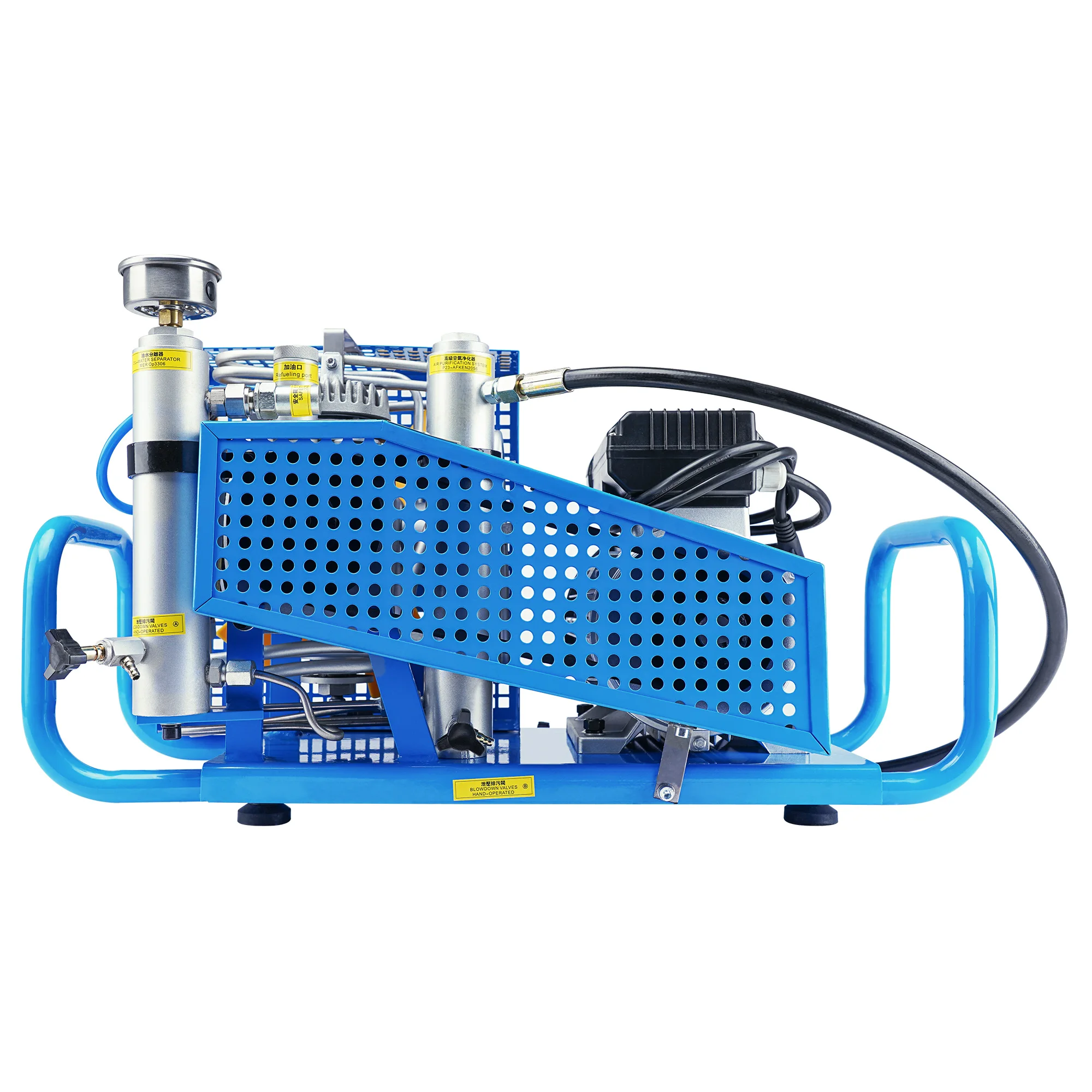 Компрессор PCP TUXING TXESB041 100 л/мин 4500 фунтов на кв. дюйм, 300 бар, высоконапорный компрессор для дайвинга, компрессор для пневматических винтовок, для баллонов 0-12 л
