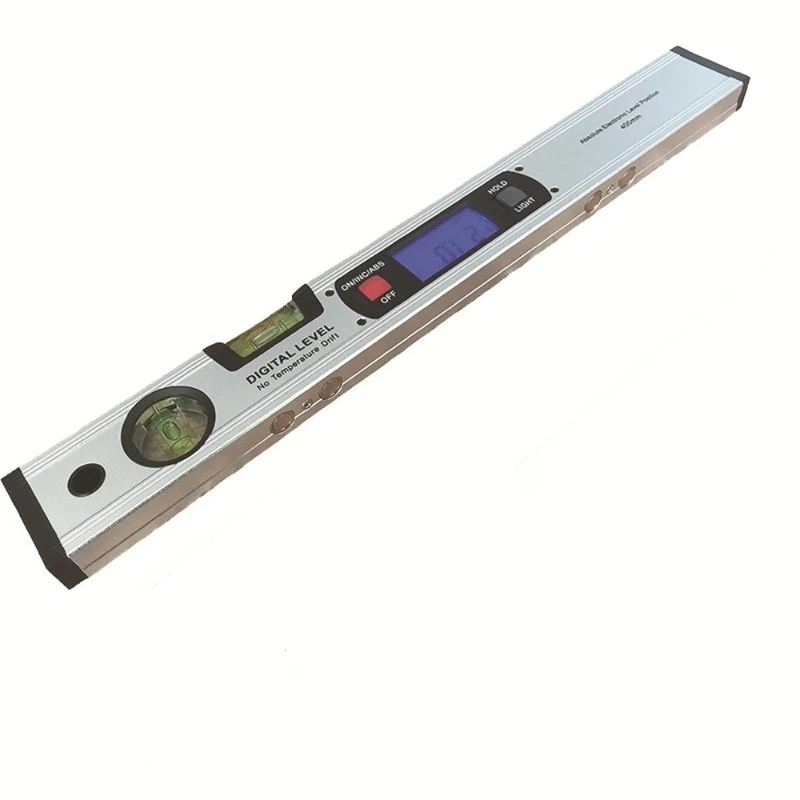 For Magnetic Scale Angle Meter Ruler Digital Display Horizontal Electronic Slope 400MM Aluminum Alloy High Precision Triangular