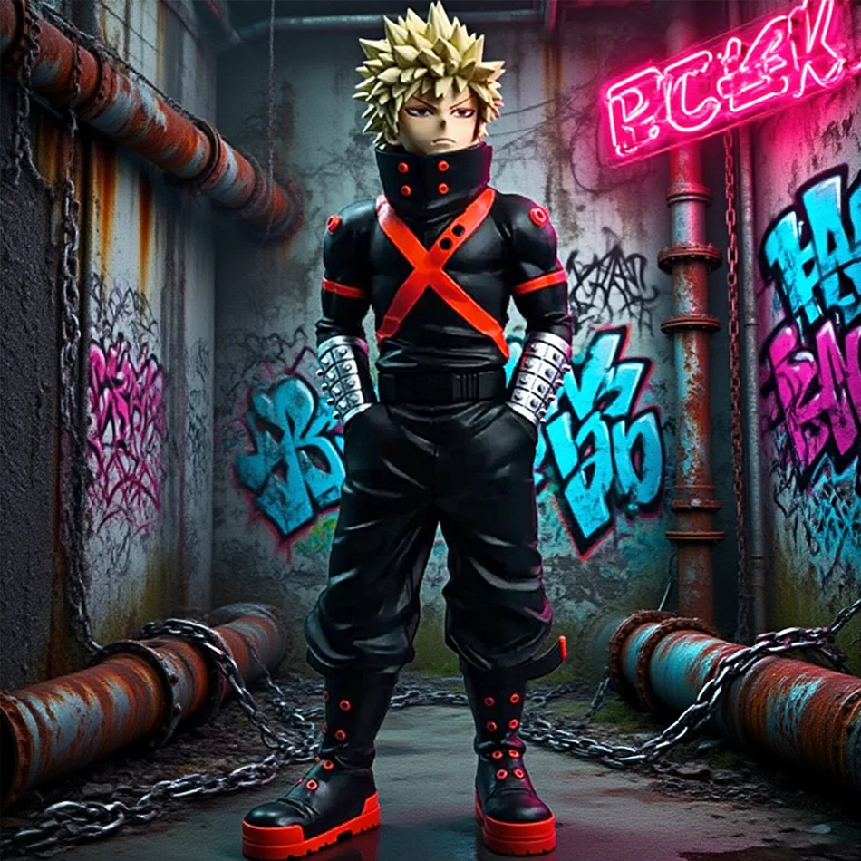 Figurka anime HOT Boku no Hero Academia Bakugou Katsuki, figurka akcji Bakugo Katsuki/Todoroki Shoto, statuetka, kolekcja zabawek z PVC