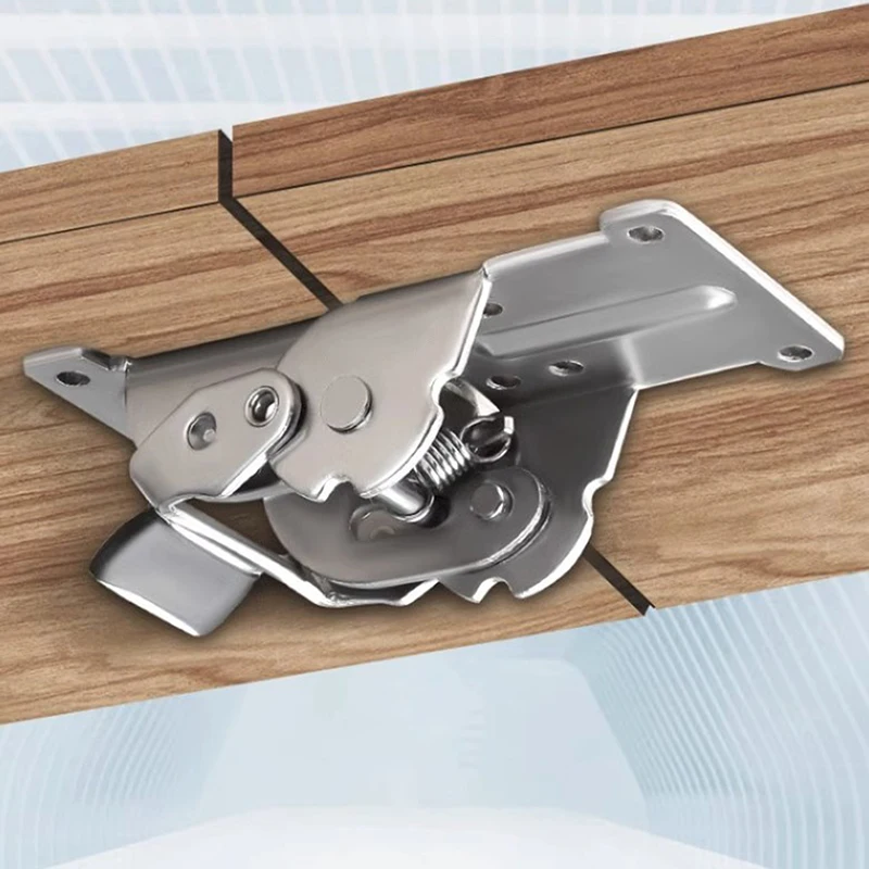 Self-Locking Folding Hinge 0-180 Degree Hardware Door Furniture Connection Hinges Dining Table Surface Combination Splicing