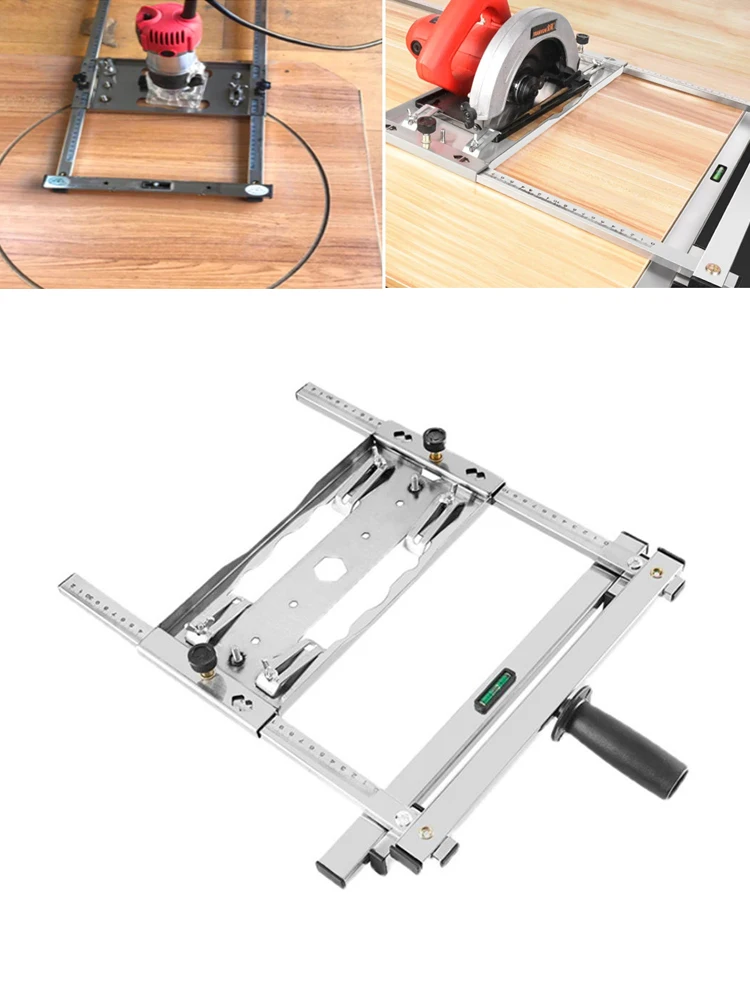 Imagem -06 - Carpintaria Placa Cortador Adequado para Elétrica Serra Circular Posicionamento Rápido Apoio Máquina de Corte Roteador
