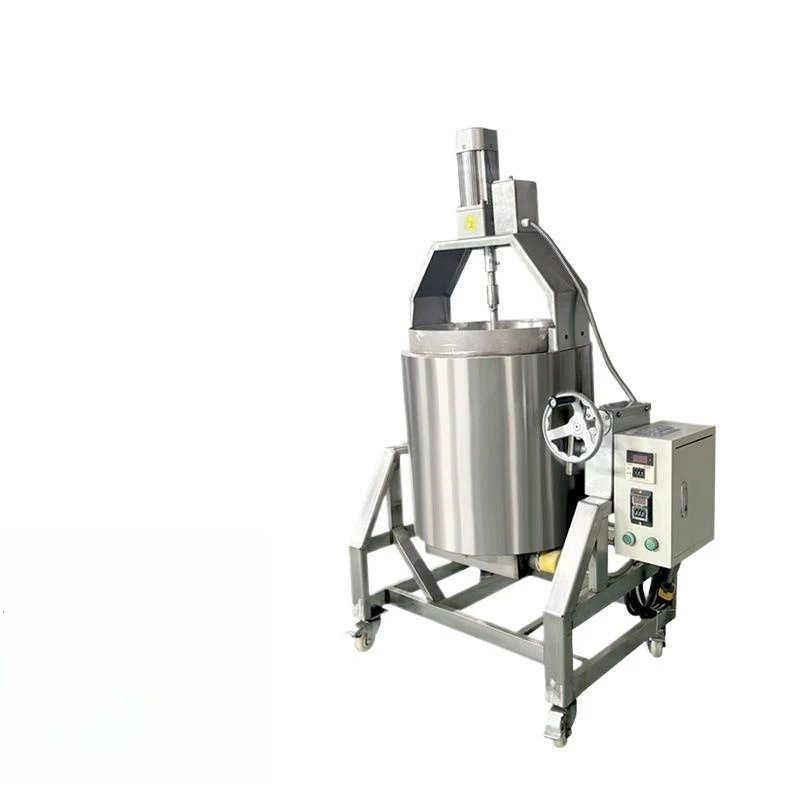 

Automatic stir-fry machine commercial thermal oil sandwich bucket chili sauce hot pot base bean paste jelly powder machine mixer