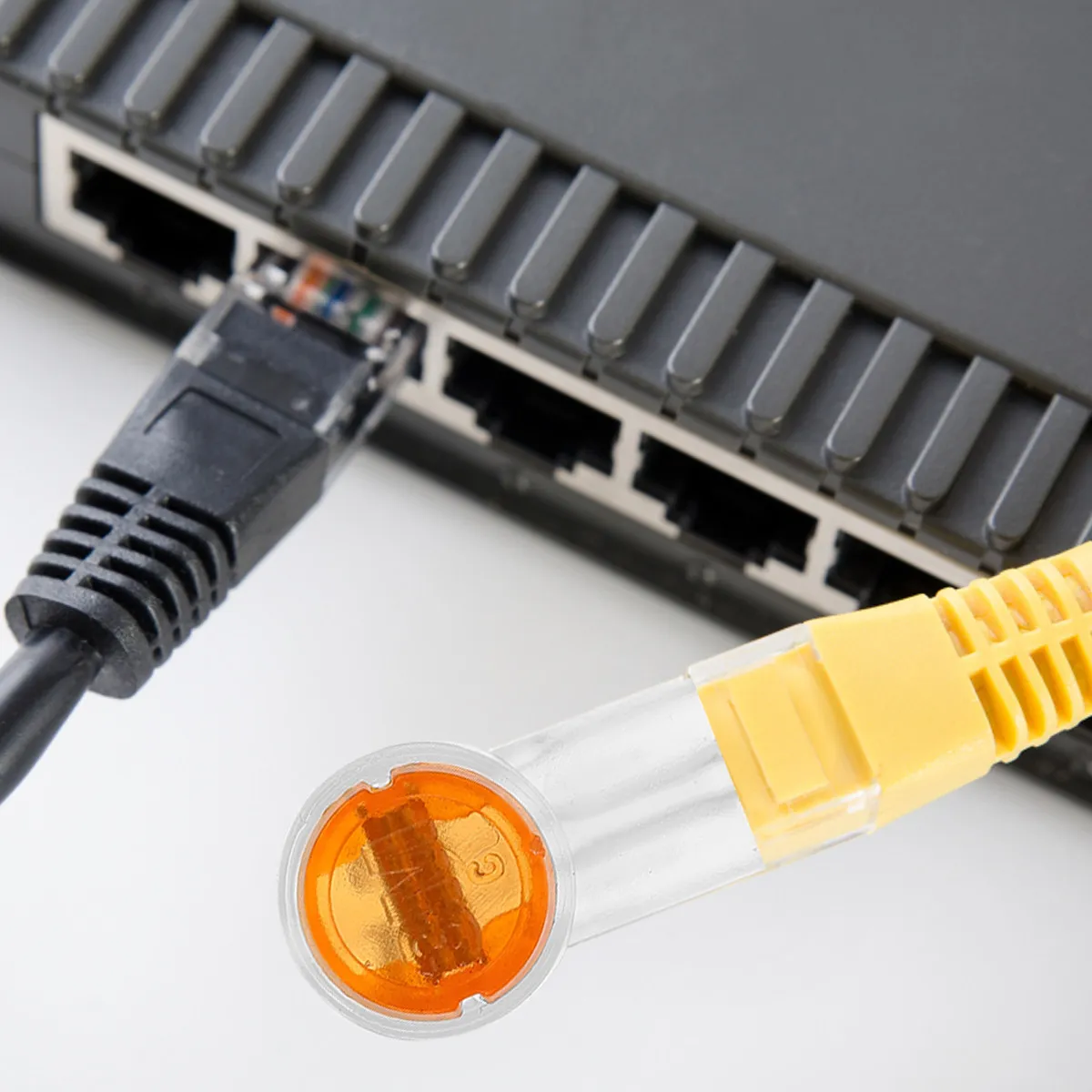 200Pcs Uy Connector Terminals Professional Telephone Wire Connectors K2 Type Button Terminal for Network Cable Moisture Proof