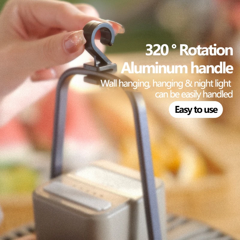 10000mAh Camping Fan With Power Bank Light USB Rechargeable Ceiling Electric Air Cooler Portable  Wireless Circulator for Tent