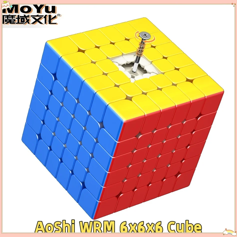 MoYu AoShi WRM 6x6x6 Magische Kubus Magnetische Magische Kubus Professionele Speciale Snelheid Puzzel Kinderen speelgoed Gift Originele Magico Cubo