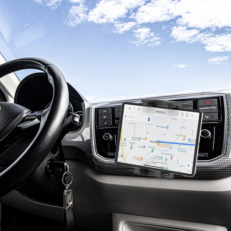 Supporto universale per telefono per auto Slot per CD Supporto per tablet per iPhone 16 Pro Max iPad Pro Samsung Z Fold Tabs tutti i 4,7-12,9"