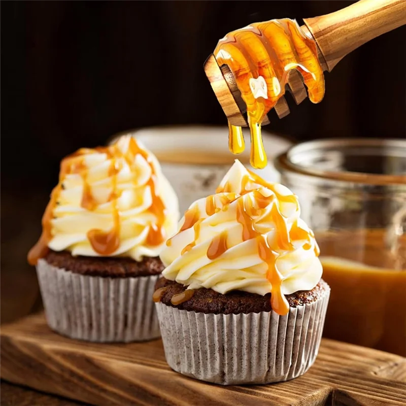 Olive Wood Honey Di…