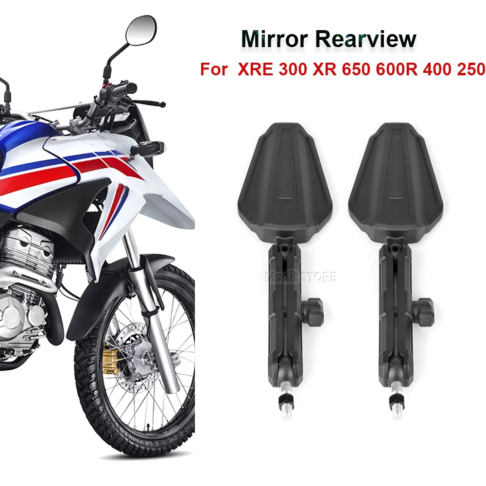 

Motard CRF 250L 300L Rally Motorcycle Adjustable Side Rear View Mirror Rearview Mirrors For HONDA XRE 300 XR 650 600R 400 250