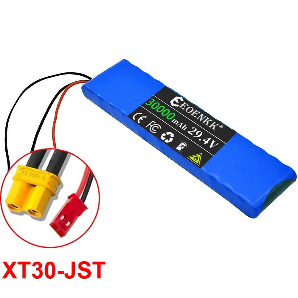 7S2P 29.4V 30000mAh 24v akumulator do skutera elektrycznego litowa skuter elektryczny 500W akumulator do skutera elektrycznego 24v 7s2p bateria