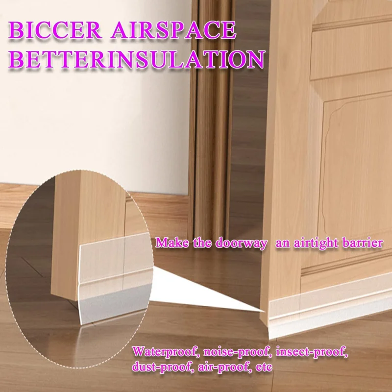 Уплотнительная лента для дверных уплотнений, силиконовая пробка для сквозняков, скользящая лента, стекло для душа