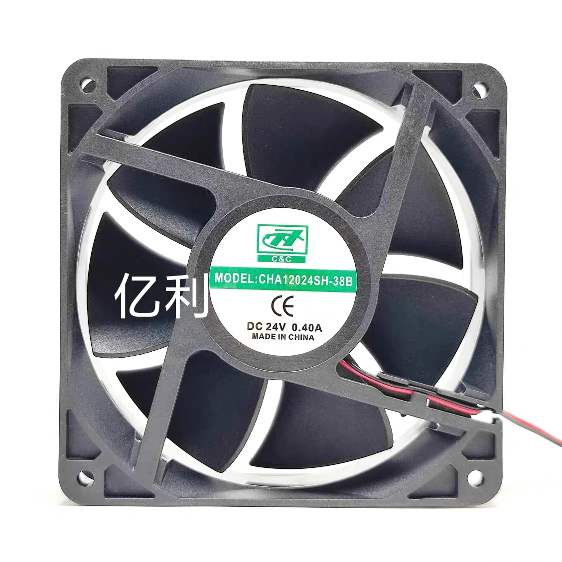 

C&C CHA12024SH-38B DC 24V 0.40A 120x120x38mm 2-Wire Server Cooling Fan