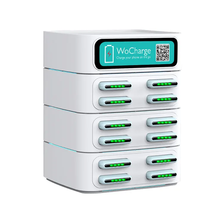 Best Sellers Credit Card Disposable Sharing Power Bank Credit Stand Stationk Kiosk Pos 50000Mah Fast Charging Rental Power Bank