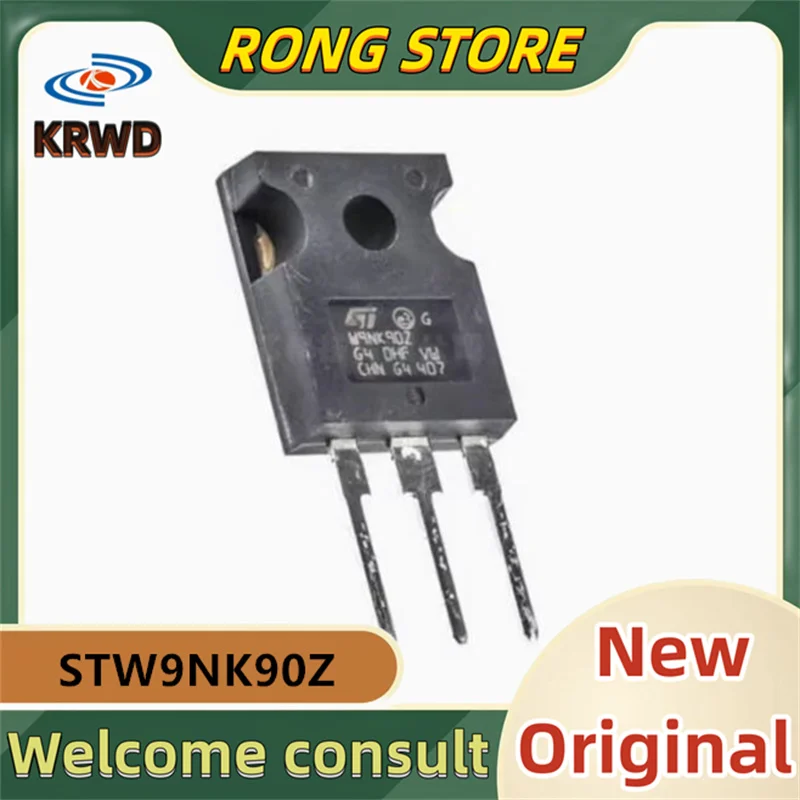 10PCS W9NK90Z New Original STW9NK90Z TO-247 8A/900V