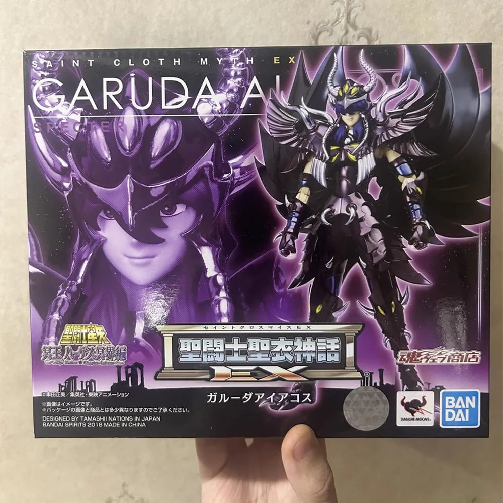 Bandai Saint Cloth Myth Ex2.0 Saint Seiya figura de Anime Tianxiong Star Aiagos Spot Shf modelo adornos juguetes coleccionables regalo de Navidad