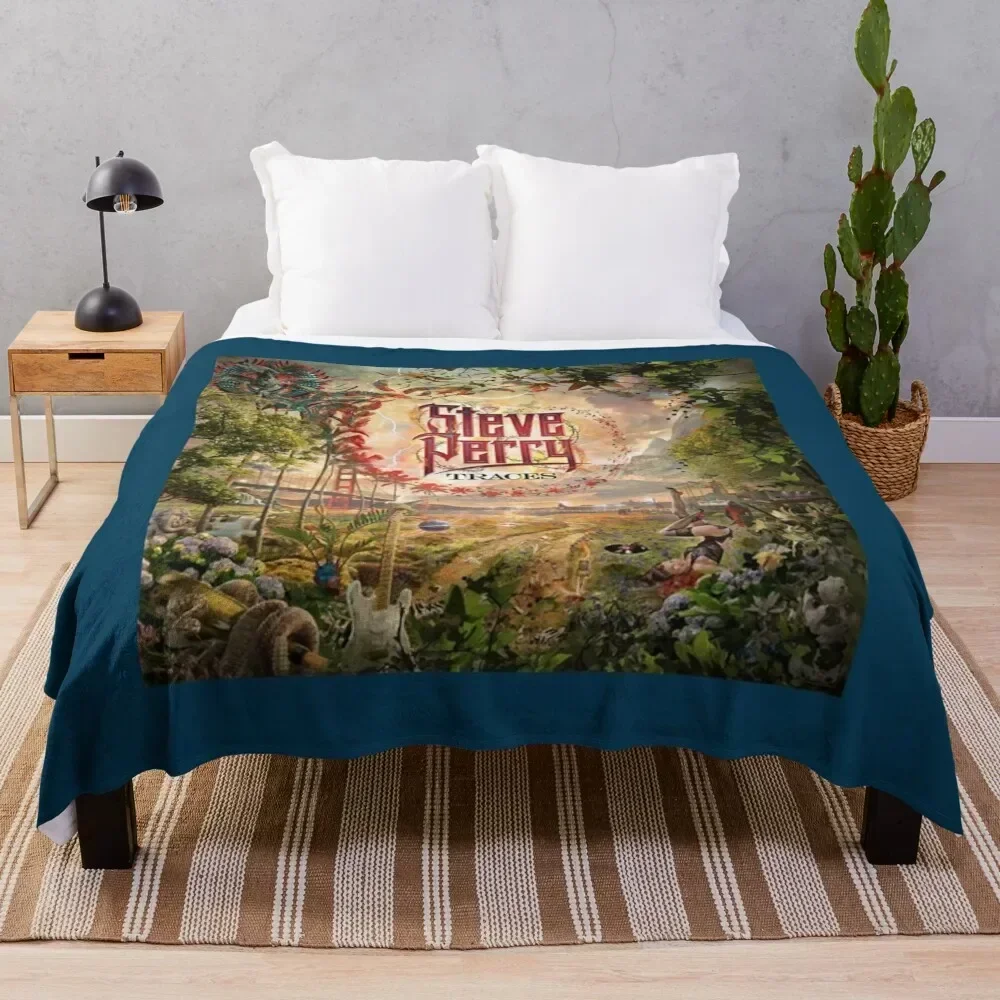

Mens Steve Perry Soft Fit Throw Blanket decorative christmas decoration Luxury Designer Sofa Blankets