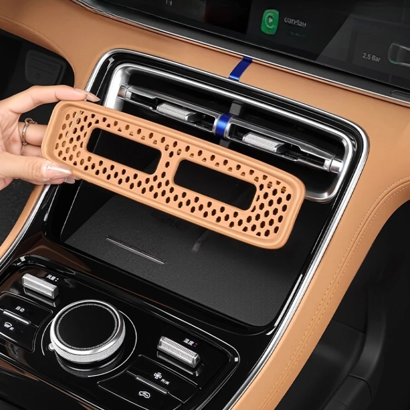 Central Control Trend Protective Cover For Geely Galaxy A7 Air Conditioner Blocking Protective Cover, Car Decoration Accessories