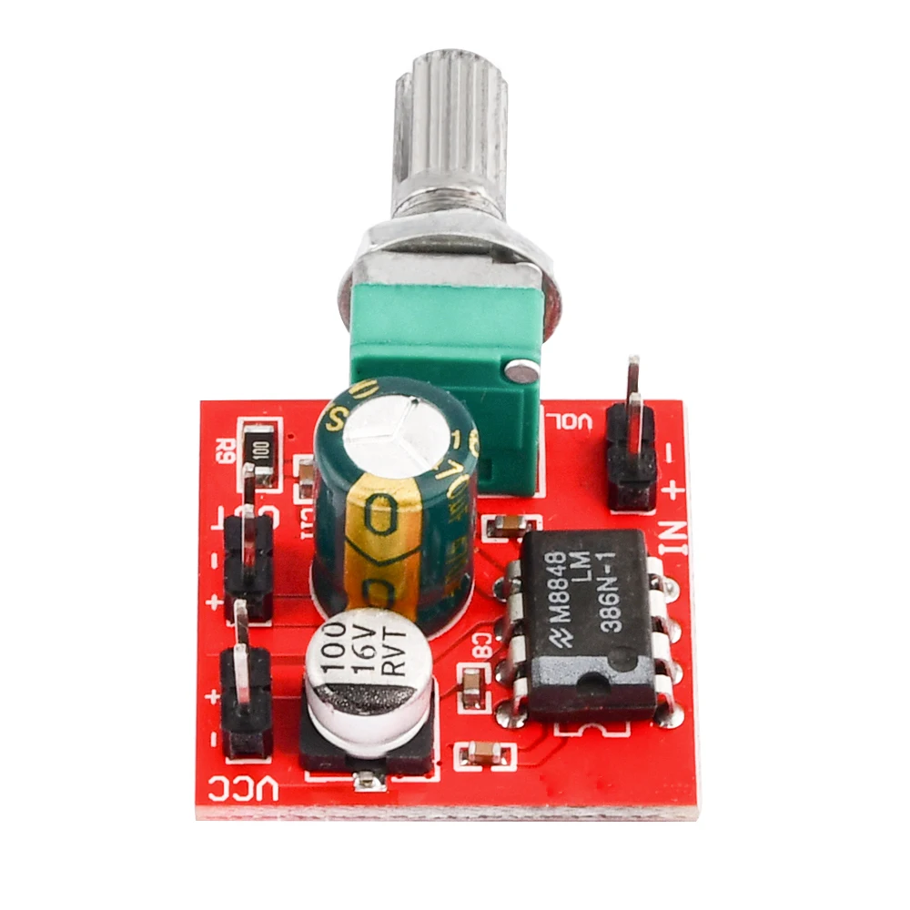 DC4-12V LM386 Power Amplifier Audio Board Mono Sound Amplifier 0.5W Mini Amplificador Speaker Home Sound Theater DIY