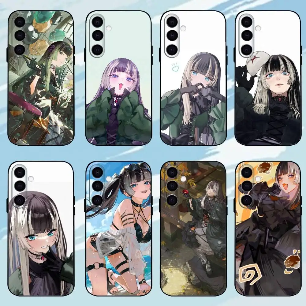 

J-Juufuutei Raden HOLOLIVE Phone Case For Samsung Galaxy A73,A72,A71,A70,A53,A52,A51，Black Shell ll