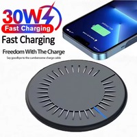 30W Fast Wireless Charger Pad Stand Phone Chargers Desktop Wireless Charging Station for iPhone 16 15 13 Samsung S25 S24 Xiaomi