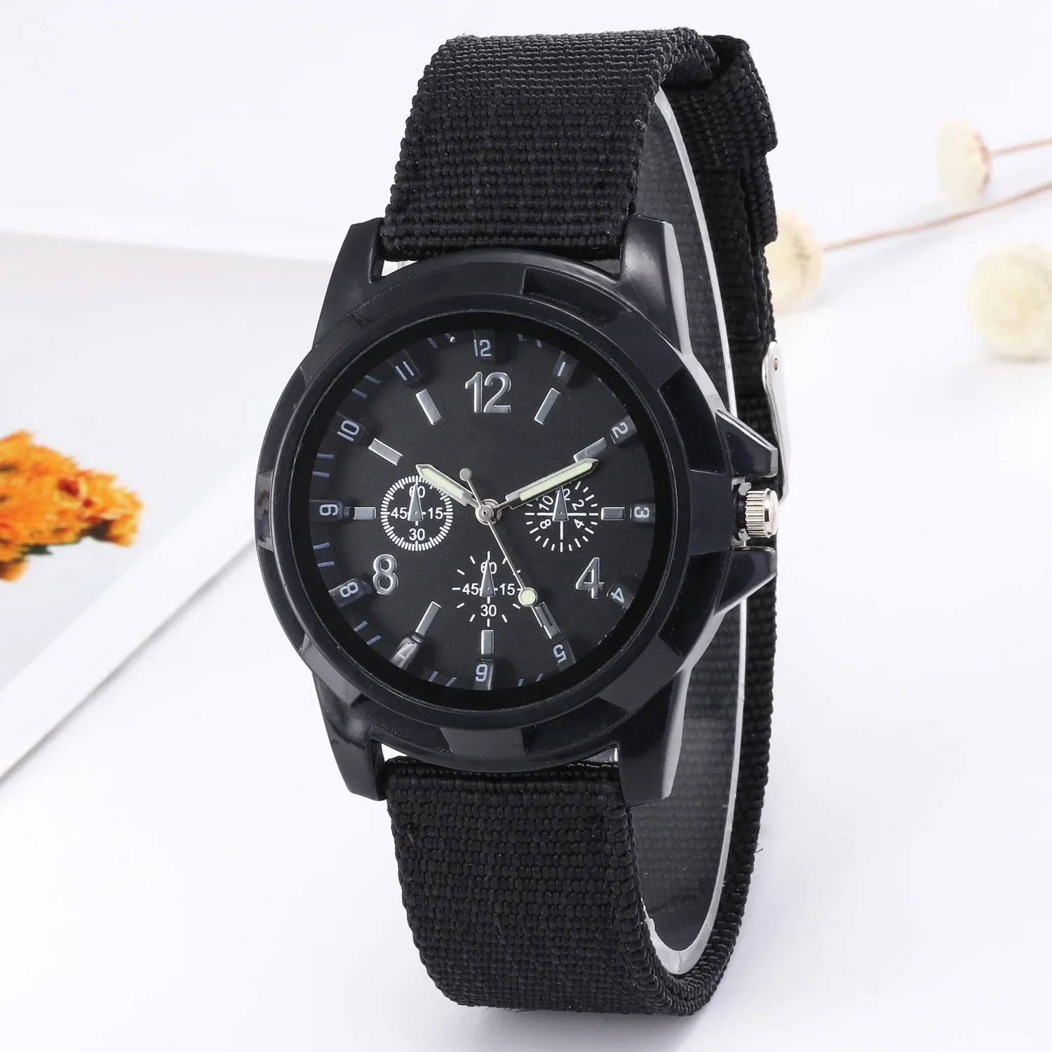 

Luminous Nylon Band Watch Men Watches Wrist Watch Quartz Men Sports Watches Relojes Para Hombre Relogio Masculino Saat Zegarek