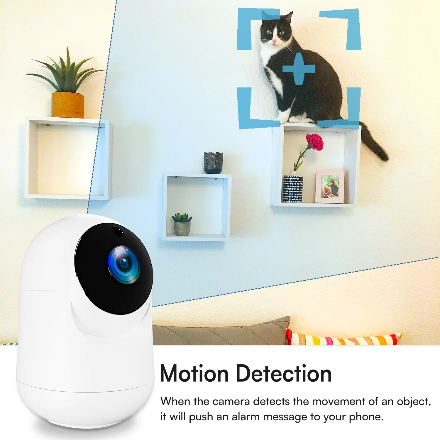 كاميرا IP 5 ميجابكسل PTZ WiFi كاميرا منزلية داخلية للأطفال/كبار السن كاميرا مراقبة حماية أمنية تتبع تلقائي كاميرا CCTV