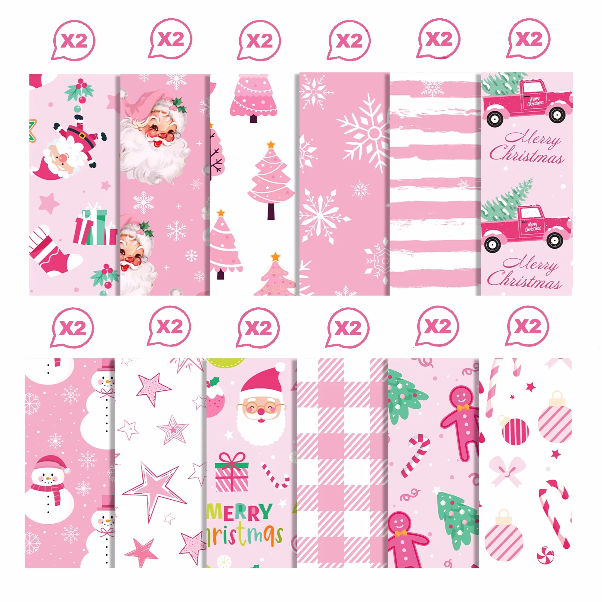 24 Stück Schneemann-Schneeflocken-Thema, Scrapbook-Papier, Geburtstag, Kinderparty, Geschenke, dekorative Verpackung, Bastelpapiere, 30 x 30 cm