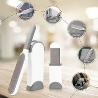 Magic Clothes Lint Remover Reusable Pet Cat Hair Fur Roller Brush Reusable Static Dusting Cleaning Brushes Manual Cleaner Tool