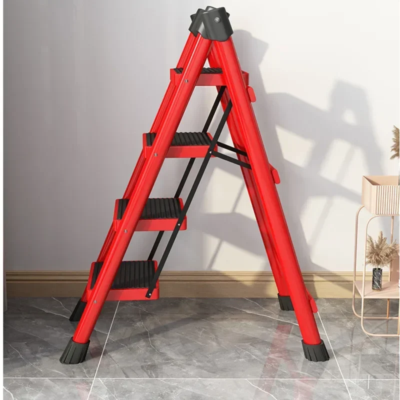 Indoor Climbing Kitchen Stool Multifunctional Ladder Chair Stable Load-bearing Ladder Stool Folding Storage Step Stool