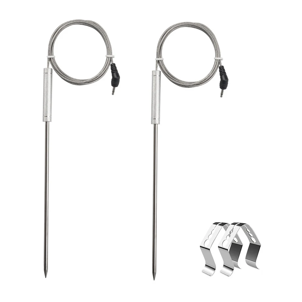 Meat Probe Temperature Probe Compatible With For Thermopro Replacement Thermometers TP-17 TP27 Total Length 20.5cm