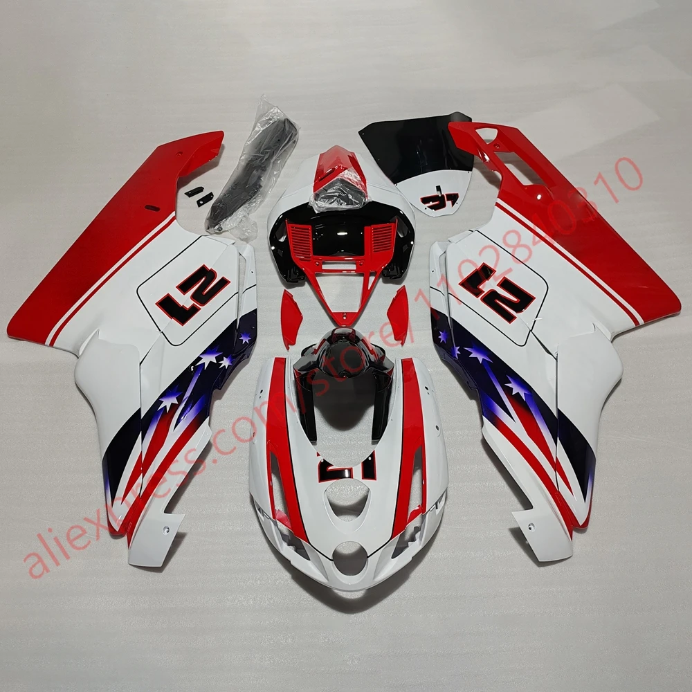 

749 2003 2004 Prime Motorcycle Fairings for DUCATI 999 03 04 Sportbike ABS Fairing Set Panel Kit Bodywork Fit