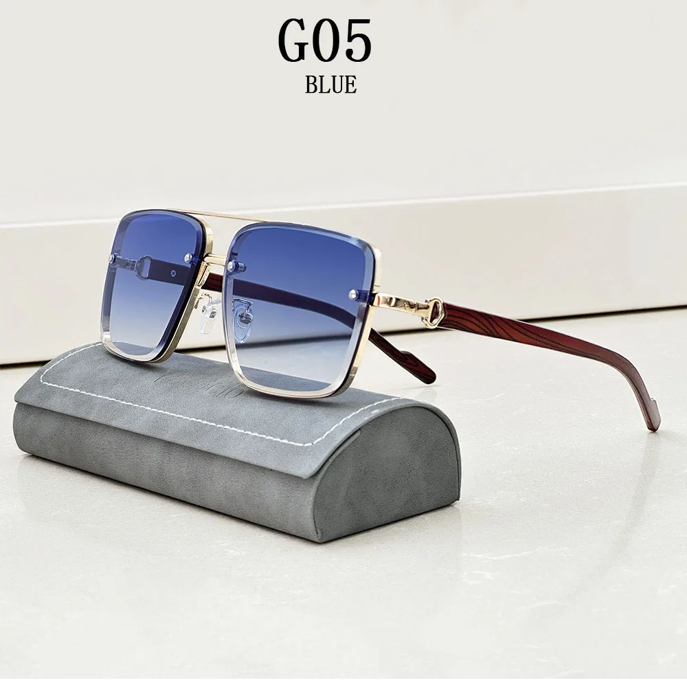 Neue Quadratische Sonnenbrille Für Männer Vintage Outdoor Sonnenbrille Oculos Designer Holz Gläser Sonnencreme Sonne Lentes Dropshipping Gafas – Detail 10