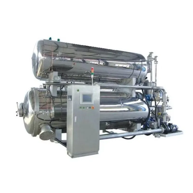 Automatic Water Immersion Retort Sterilizer PLC Control Stainless Steel Canned Food Beverage Equipment OEM Customized