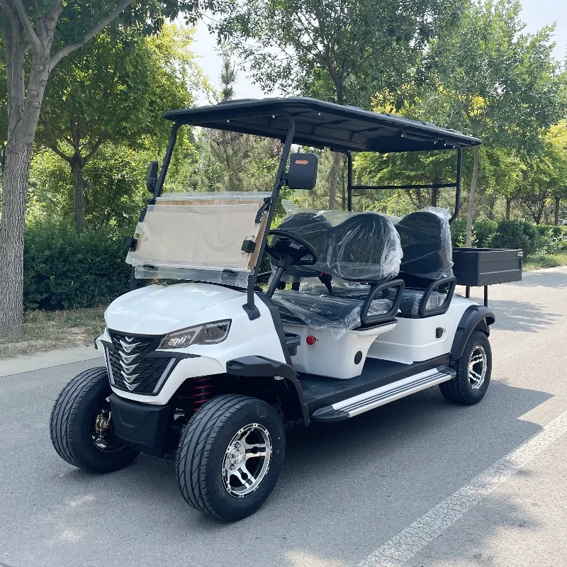 

Новый 2026 года: Новый внедорожный гольф-кар 4WD на солнечных фотоэлектрических батареях, газовый гольф-кар 350 куб. см, электрический гольф-кар 60В
