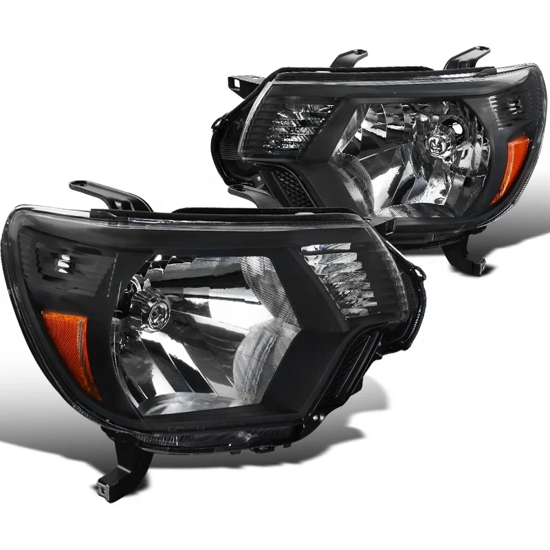 

Apply To JDM Headlights For 2012- 2015 Toyota Tacoma headlight black head lamp