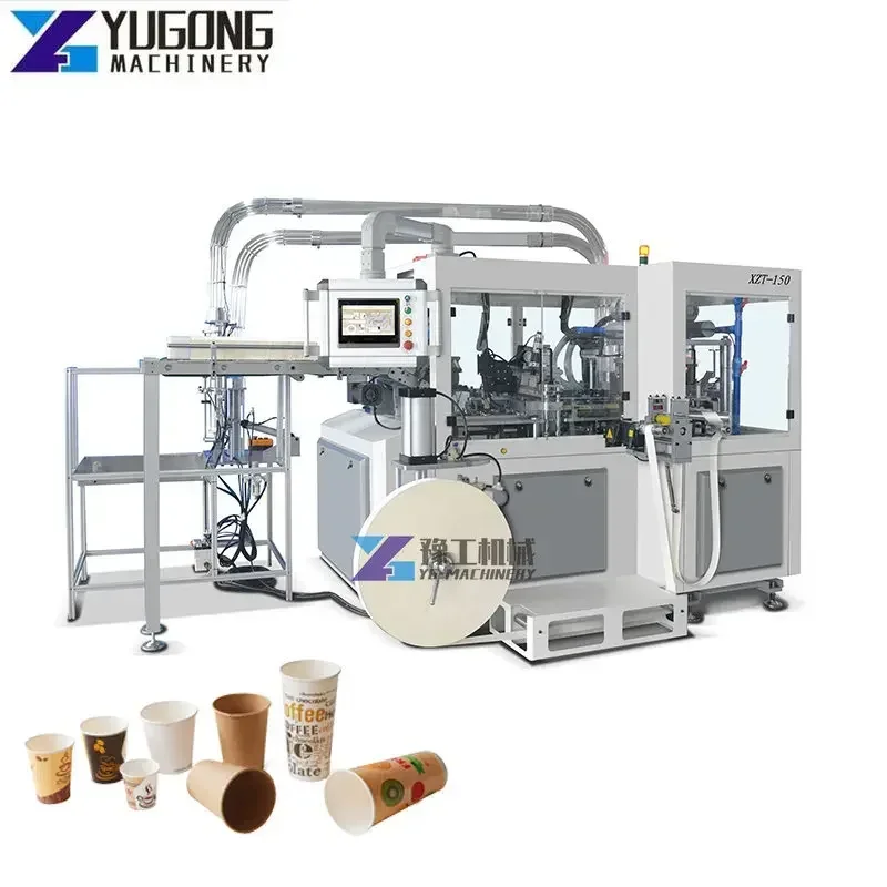 

150pcs/Min High Speed Disposable Paper Cup Production Making Machine Line Fully Automatic Paper Cup Making Machine for Sale