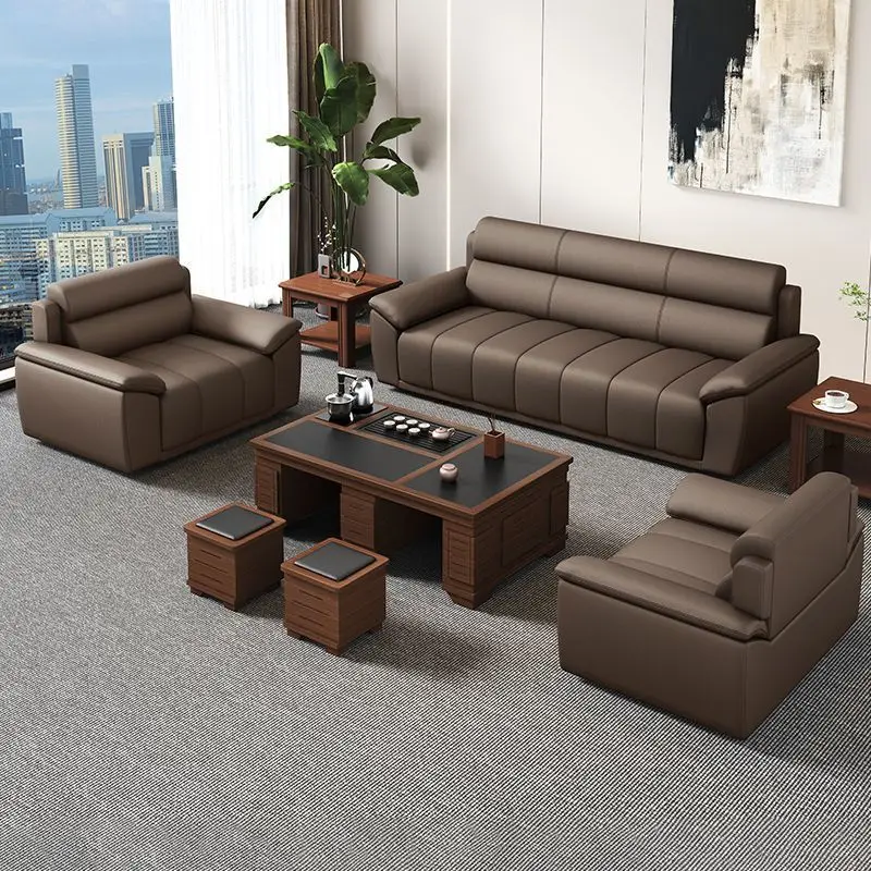 

Роскошный офисный диван, журнальный столик, комбинированный прием, бизнес, простое отдых, VIP-комната для трех человек