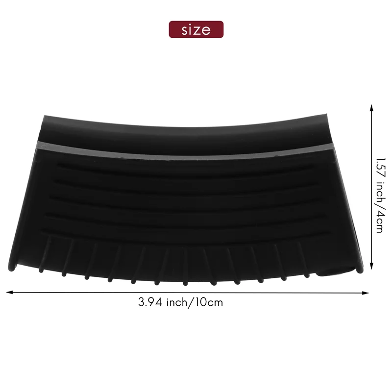 A68M-سميكة سيليكون عموم غطاء مقبض غطاء عازل عموم قرط كبس مقلاة حديد الزهر مقلاة ووك مقبض حامل ، 2 قطعة