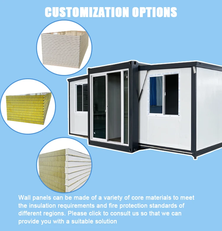 Ready Made 2 3 Bedroom Australia Predfabricated Modular Expandable Container House Luxury Villa Tiny Homes With Bathroom Kitchen